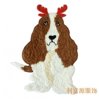 特種混合繡、毛巾繡、毛巾繡花章、貼布毛巾繡、毛線繡花